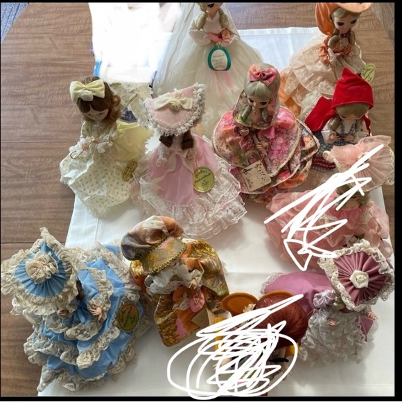 Vintage Bradley Dolls - bundled 9 dolls - Picture 2 of 12